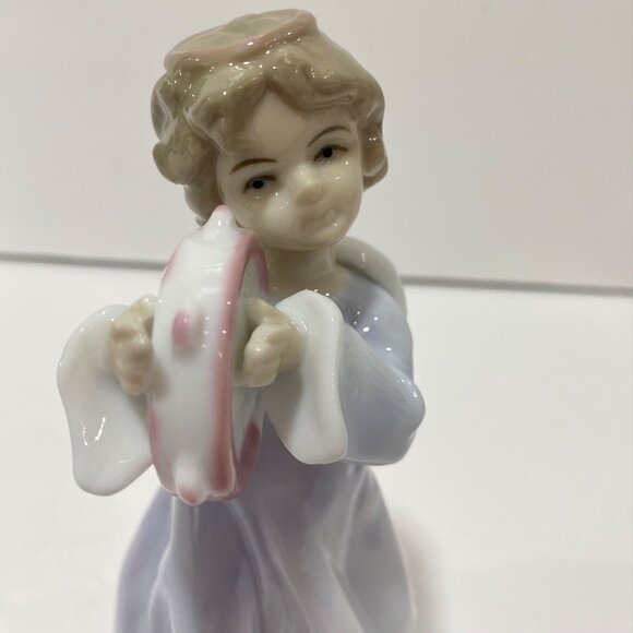 Vintage Baum Bros Formalities porcelain angel figurines set of 3 Christmas music - Picture 11 of 16